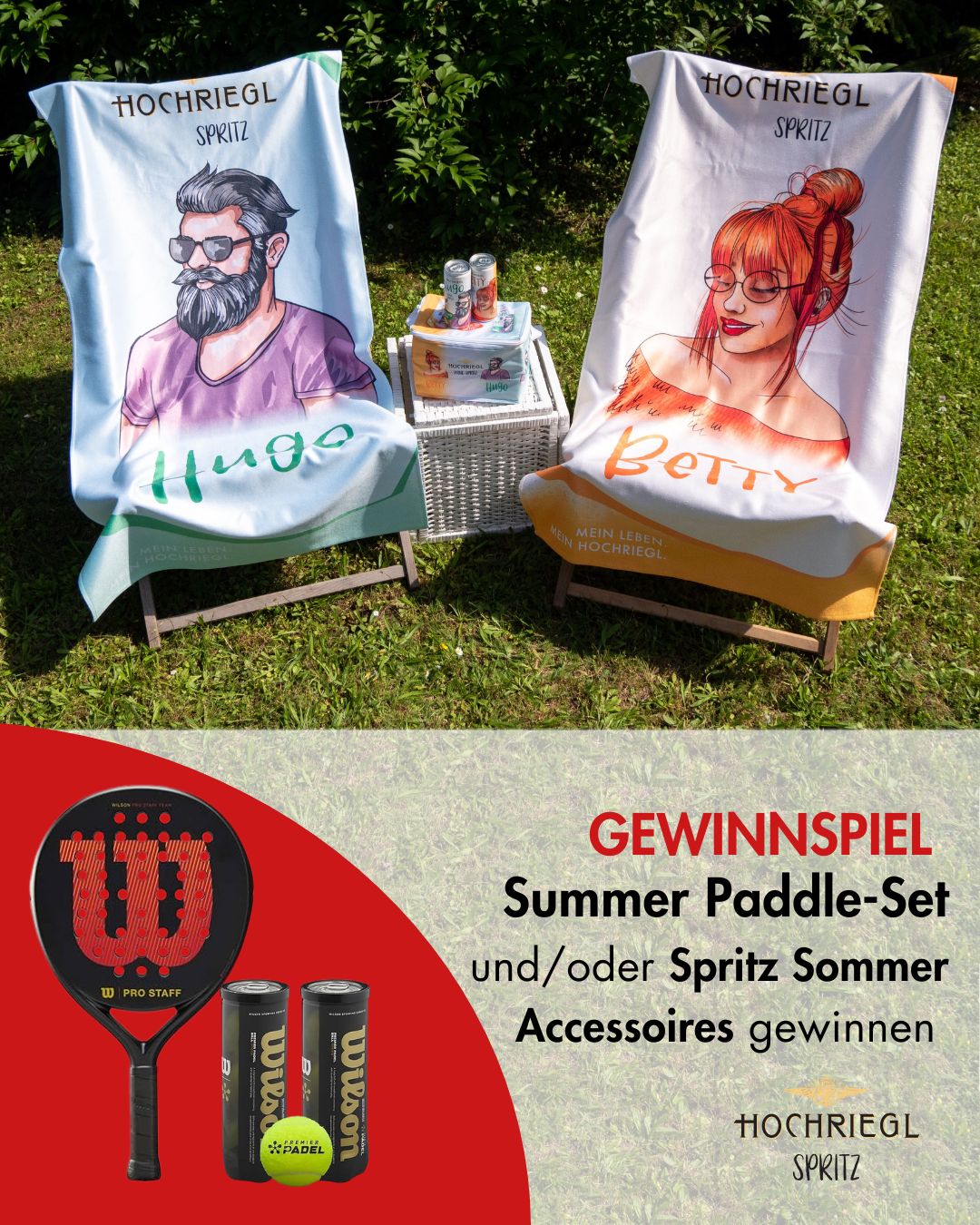 Gewinne Padeltennisschläger oder andere Geschenke von Hochriegl