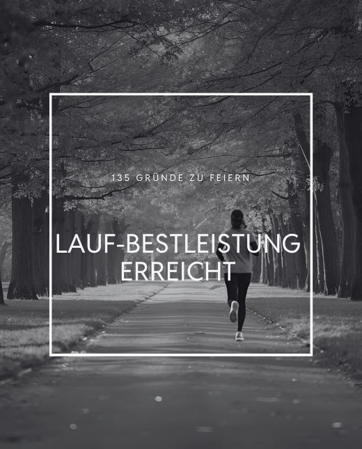 Dame läuft im Park ihre Bestleistung