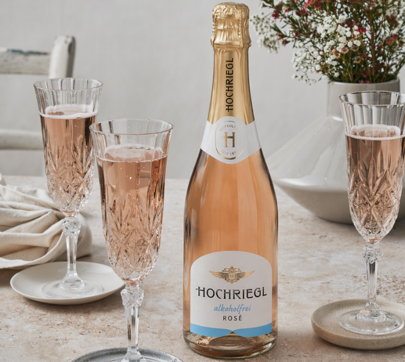 Hochriegl Alkoholfrei Rosé zum Anstoßen