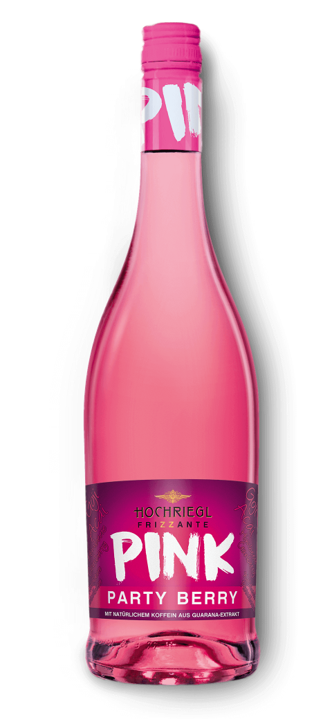 Eine Flasche Hochriegl Frizzante Pink Party Berry