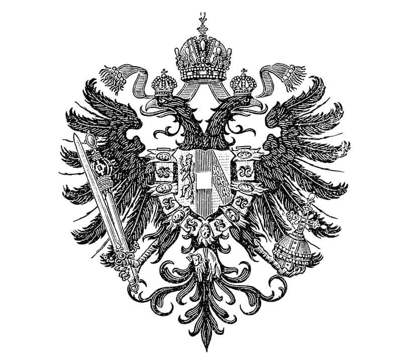 Das Wappen der KUK Monarchie