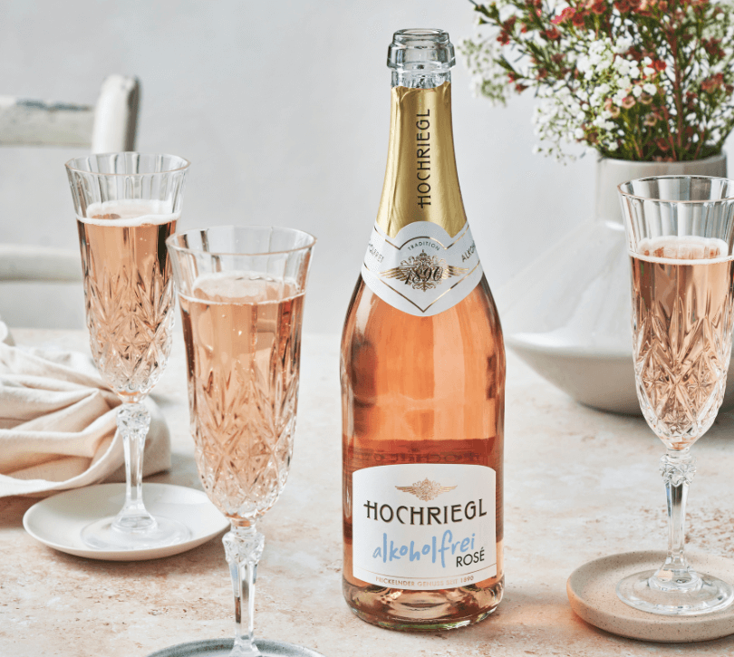 Hochriegl Alkoholfrei Rosé zum Anstoßen