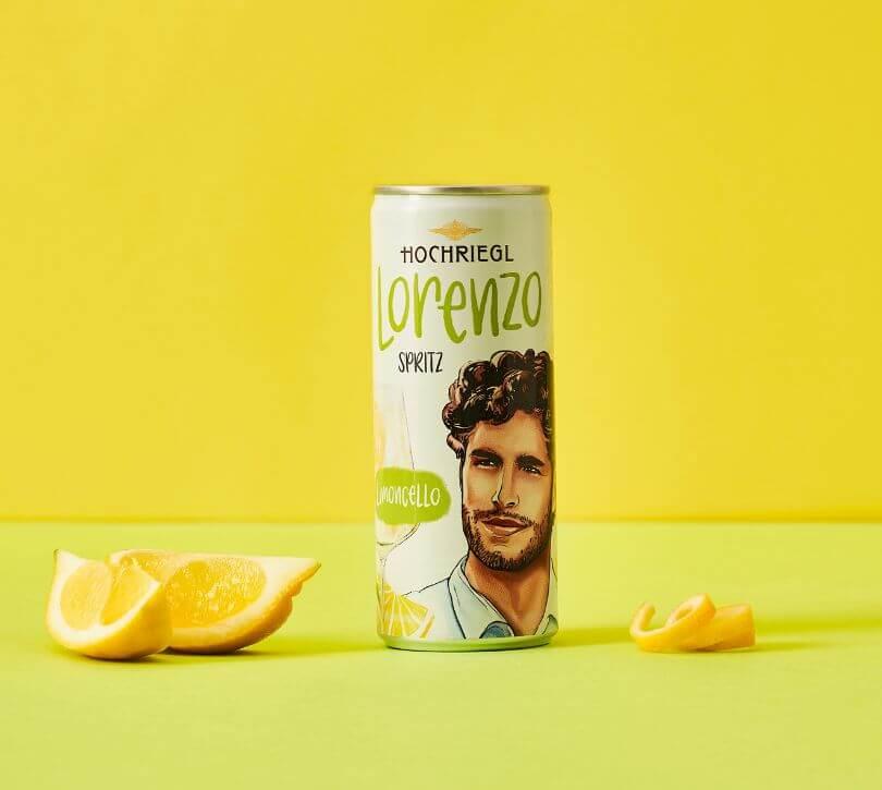 Lorenzo Dose mit Zitronenspalte