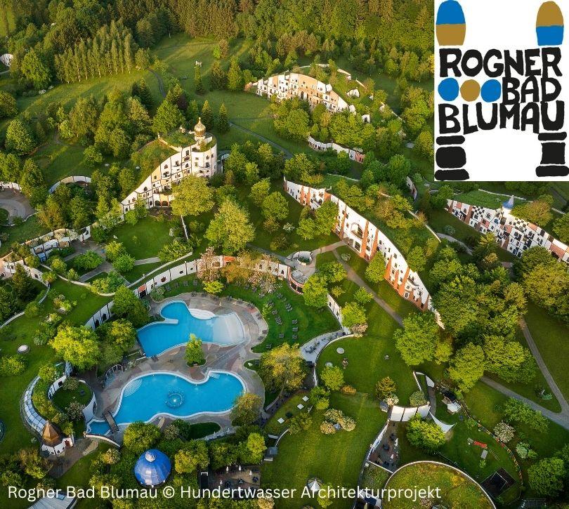 Rogner Bad Blumau Hotel mit Häusern und Pools
