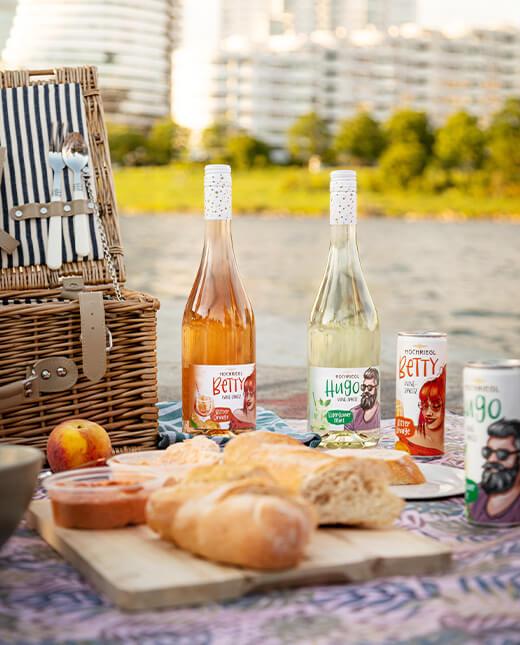 Wine Spritz Picknick mit Hugo & Betty